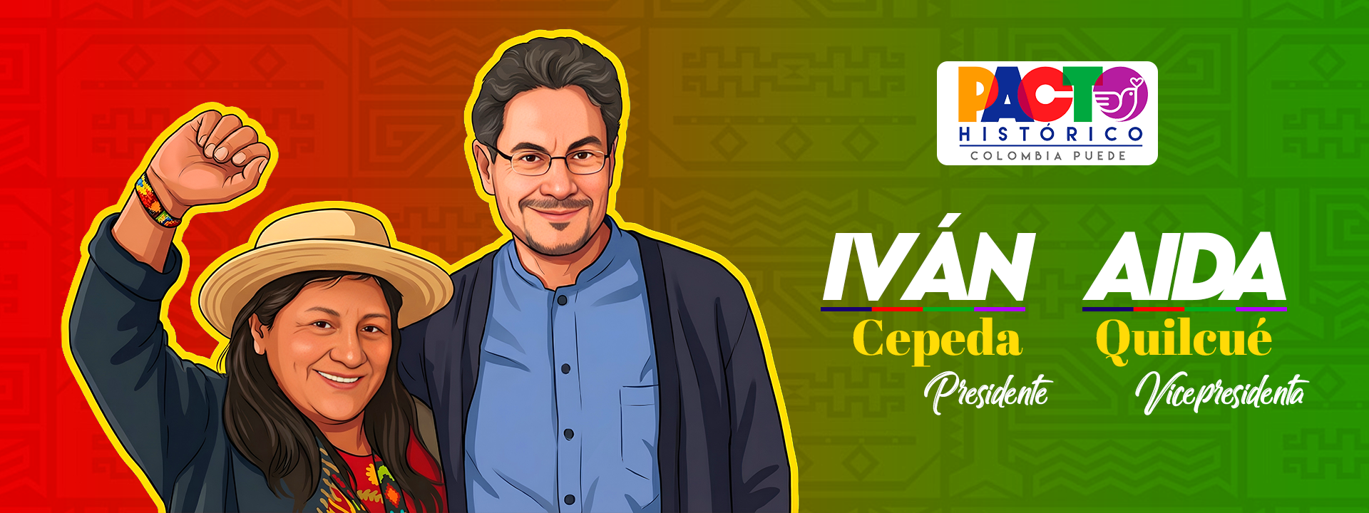 Fórmula Presidencial Aida Quilcué e Iván Cepeda 2026